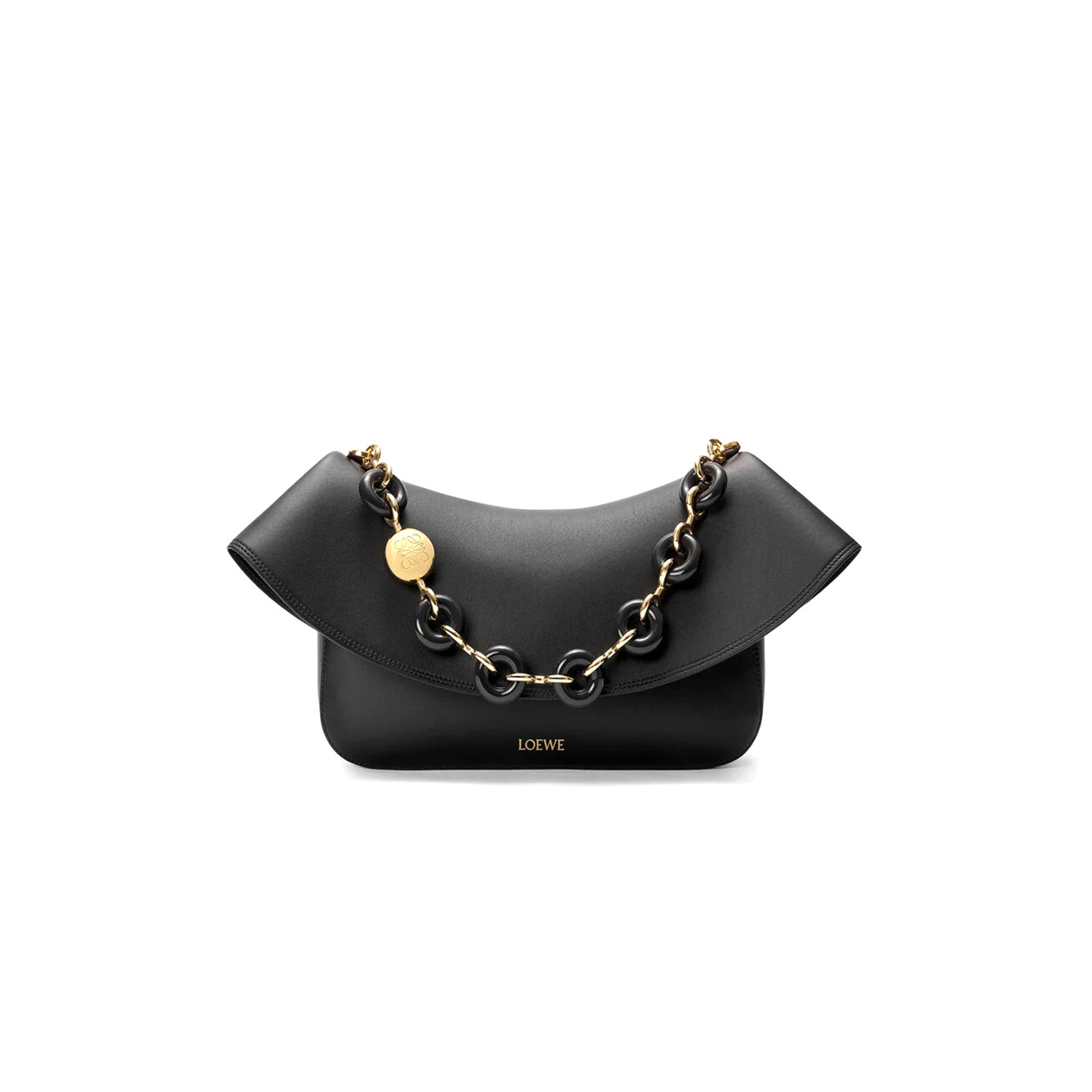 LOEWE MEDIUM OLA BAG IN SMOOTH CALFSKIN AP22P22X07 (26*18*13cm)